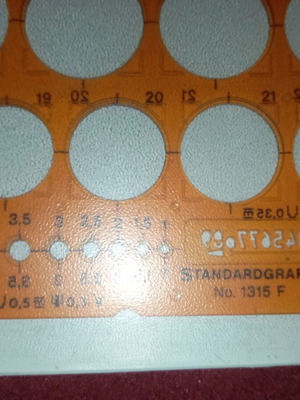 Standardgraph used with gift stencil