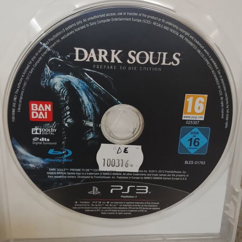 Dark Souls Prepare to Die Edition PlayStation 3 game like new