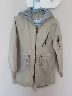 Beige jacket for boys 4-5 years new