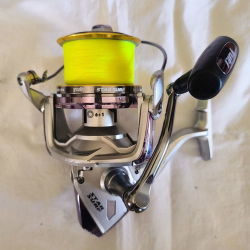 Yuki Star Surf 10000 fishing reel used with spare spool