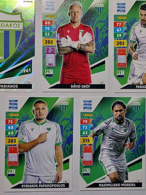 Adrenalyn 2024-25 Levadiakos team cards new