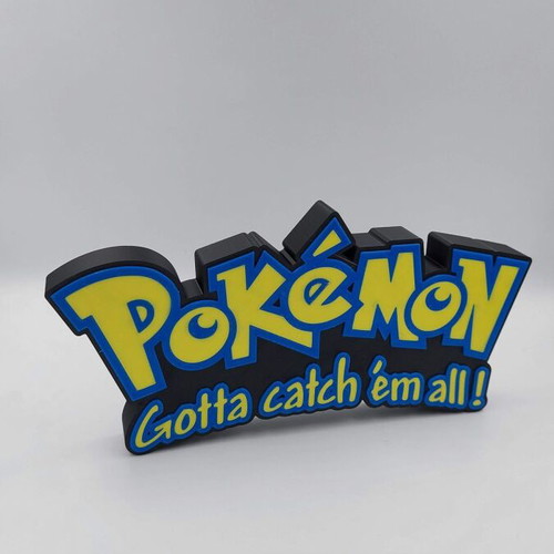 Pokemon Gotta Catch 'em All 3D Printed Decor New