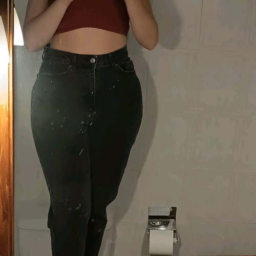 Mom jeans H&M black like new, size M