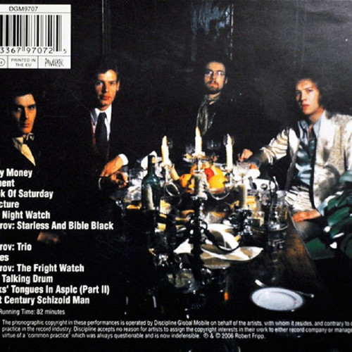 CD King Crimson "The Night Watch" (Live At The Amsterdam Concertgebouw November 23rd 1973)