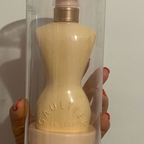 Jean Paul Gaultier Le Lait Perfumed Body Lotion 200ml used, vintage collectible