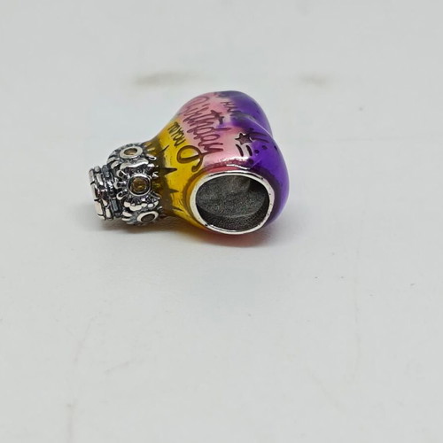 925 Silver Charm Hot Air Balloon Happy Birthday like new