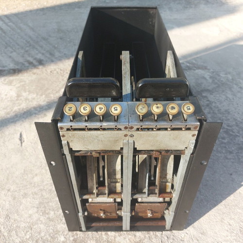 Vintage cinema ticket machine model AJ160 used, 2-way dispenser