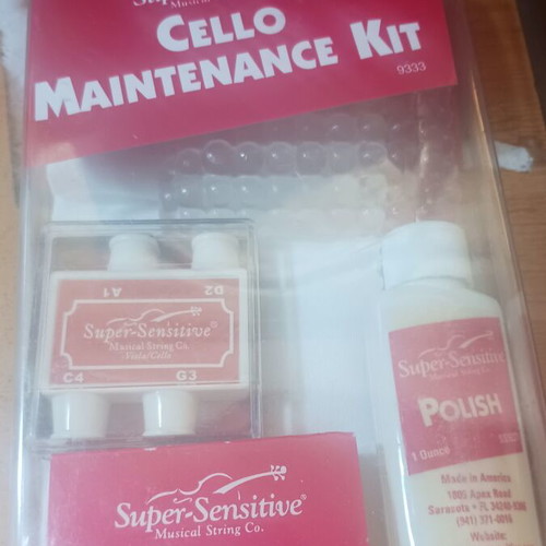 Cello Maintenance Kit Super Sensitive New