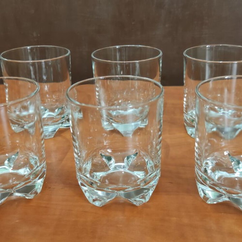 Vintage Borgonovo set of 6 whiskey water glasses new in box