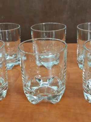 Vintage Borgonovo set of 6 whiskey water glasses new in box