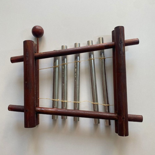 Handmade Mini Xylophone used ethnic style wood and metal