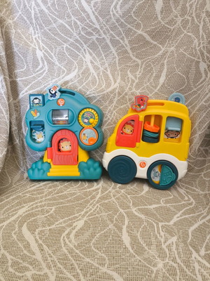 Fisher Price Animal Friends Discovery Vehicle Set of 2 used