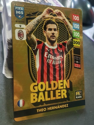 Theo Hernandez Golden Baller 2025 Panini Adrenalyn XL FIFA 365 like new