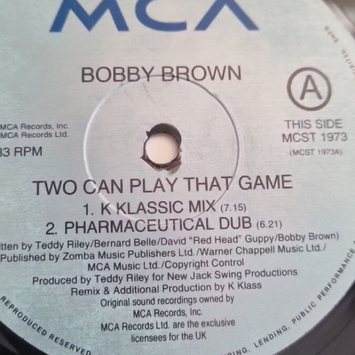 Bobby Brown vinyl collection used