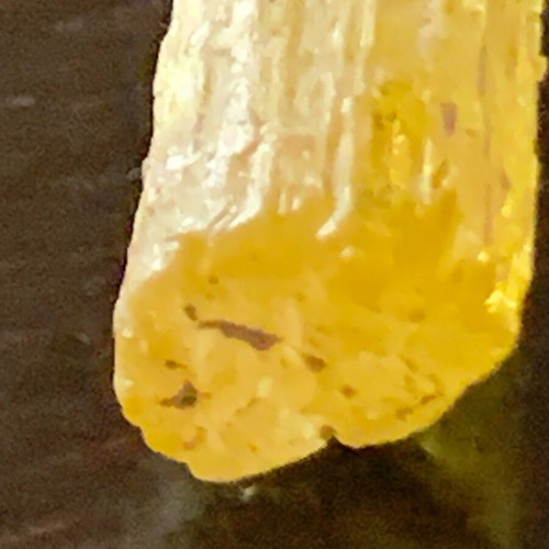 Natural Heliodor gemstone crystal cylindrical 16 cts new