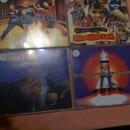 Pack of 9 used rock CDs