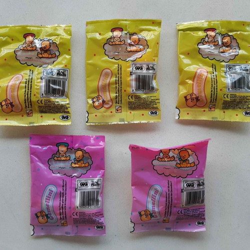 Gemellini GiGi El Greco figures sealed pack of 5 1980s new
