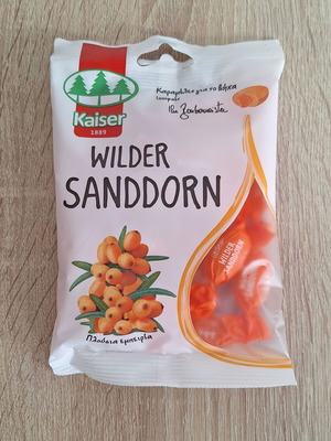 Kaiser Wilder Sanddorn Candies with Sea Buckthorn new 90gr 19pcs