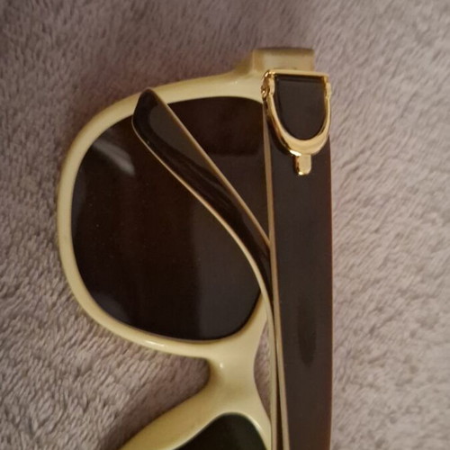 Women’s sunglasses new, brown-white with brown lenses