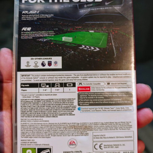 Fc25 for Nintendo Switch new