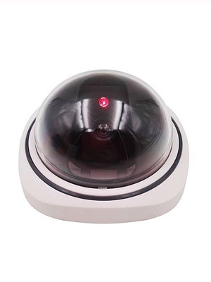 Fake Security Camera White New