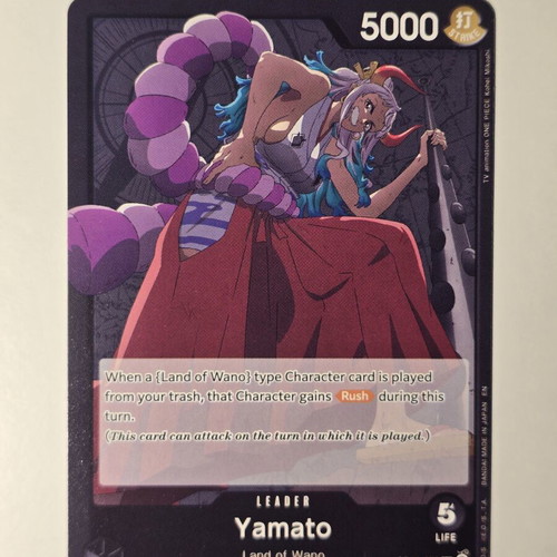 Yamato One Piece Card Game OP16-079 Leader like new