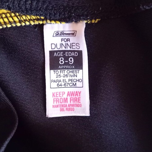 Dunnes Sports Tank Top like new, black with yellow details