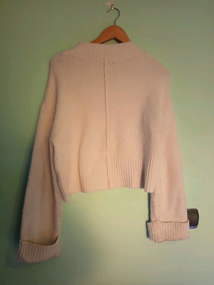 Funky Buddha oversized beige pullover size M like new