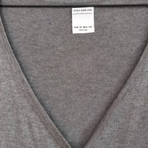 Pull&Bear cardigan gray thin with V neckline size M like new