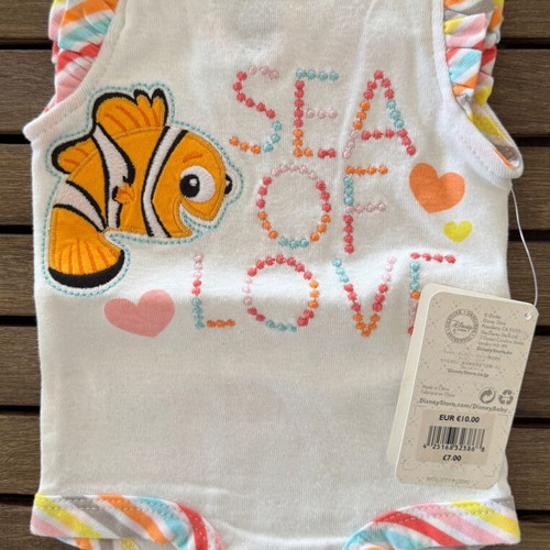 Disney bodysuit new from 100% organic cotton multicolor