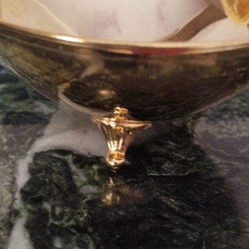 Vintage gold plated decorative bowls set 24K