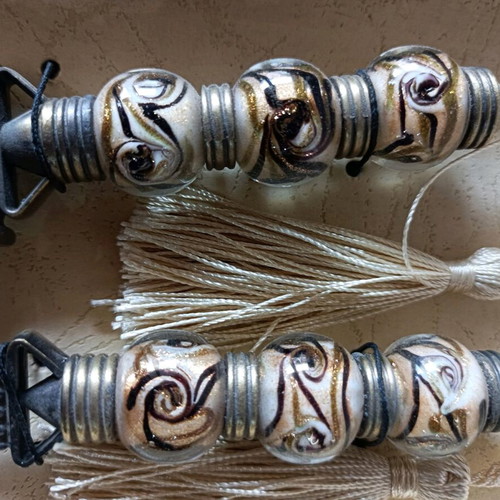 Vintage Murano office set new, handmade hand-painted