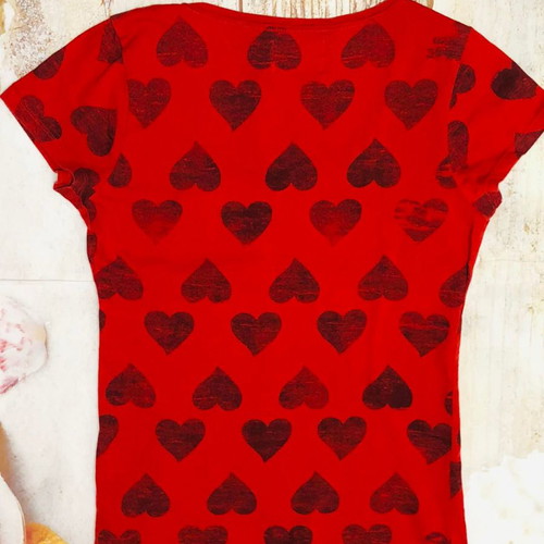 Inditex blouse used, red, size S