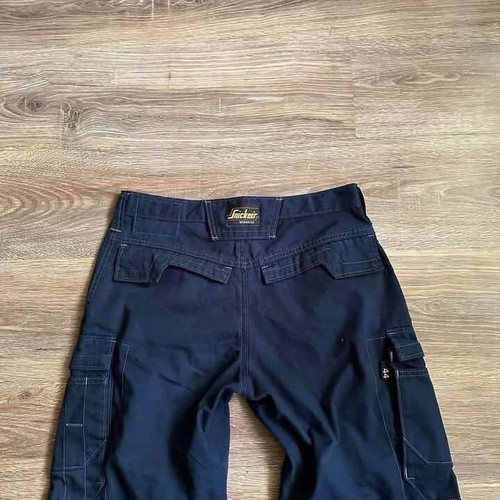 Snickers Cargo short work pants, size 44/M, blue