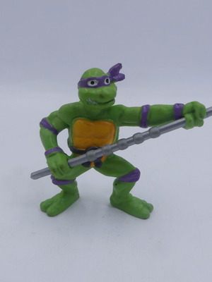 Vintage φιγούρα Donatello από Teenage Mutant Ninja Turtles Bully 1990 μεταχειρισμένη PVC