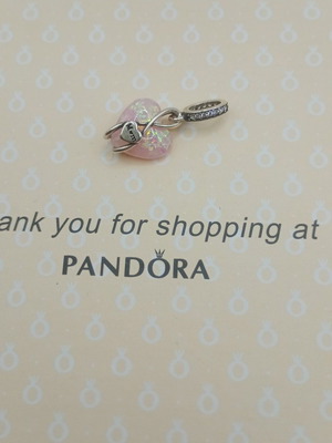 Pandora Symbol new, silver and pink