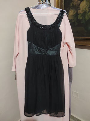 Etam evening party dress like new, size S, black