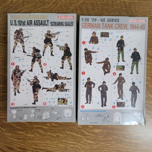 Modeling 2 packs of soldiers new