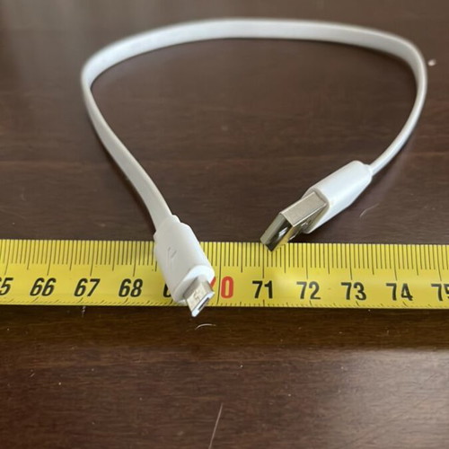 Micro USB to USB Cable 30 cm like new