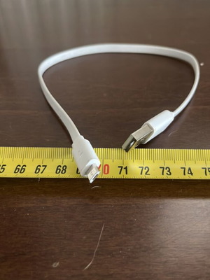Micro USB to USB Cable 30 cm like new