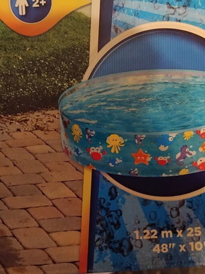 Bestway Fill 'n Fun children's pool with rigid walls