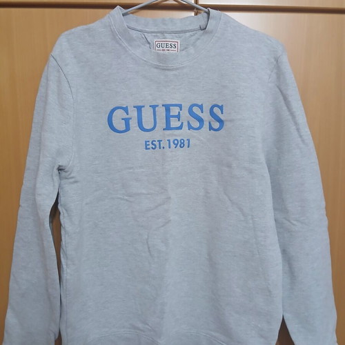 Guess men's grey sweatshirt, size L