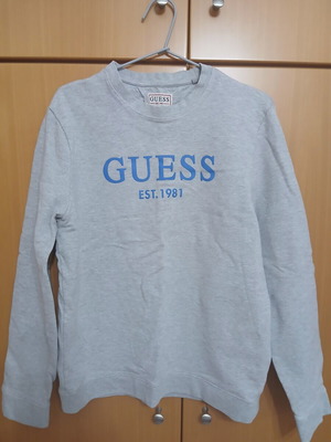 Guess men's grey sweatshirt, size L
