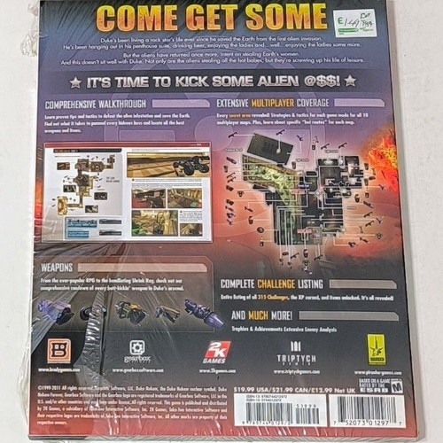 Duke Nukem Forever Strategy Guide new, sealed