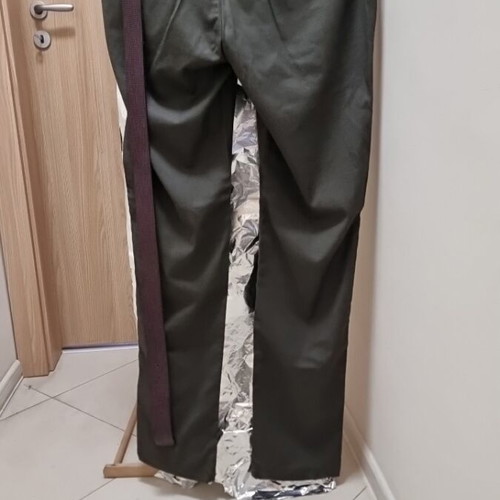 Lazarini pants restored, green, size L