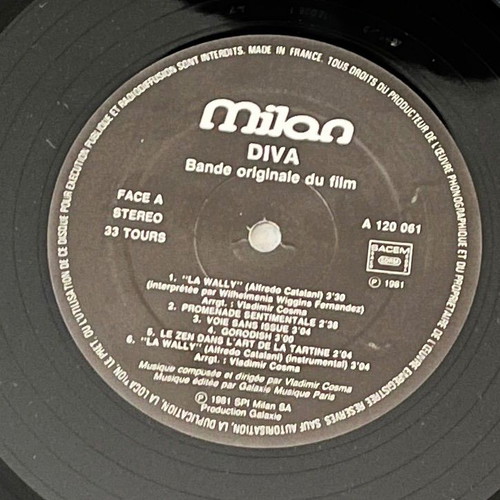 Diva Original Soundtrack / Vladimir Cosma (Original Film Score)