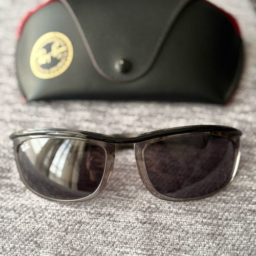 Ray Ban Olympian sunglasses like new, black and gray