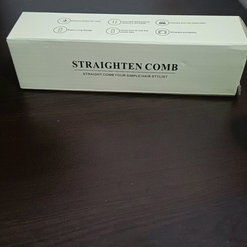 Wireless straightening comb new with temperature control up to 200°