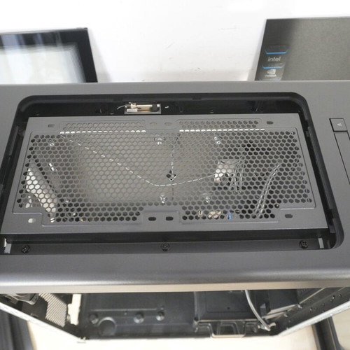 Acer Predator PC case used with 3 RGB fans and PCIE riser