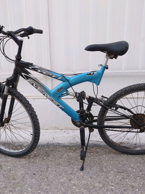Everest Yeti ποδήλατο 26" μεταχειρισμένο, μπλε, 18 ταχύτητες, πισινή ανάρτηση